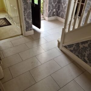 Tiling work