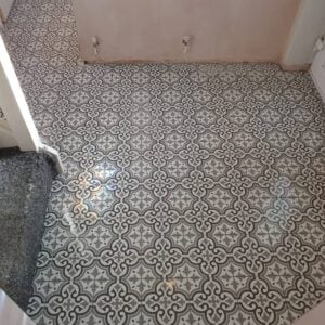 Tiling work